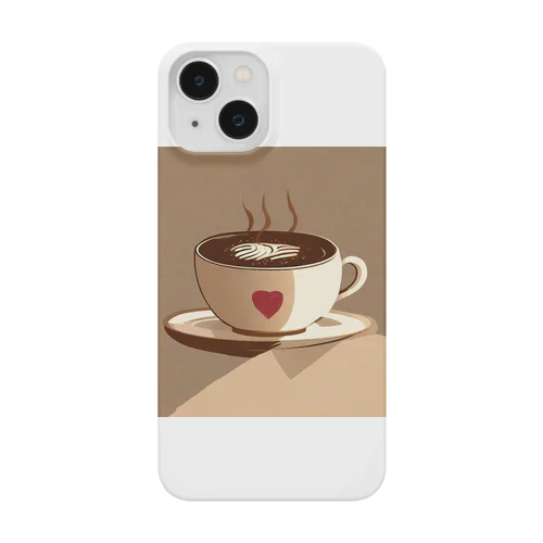 ハートのコーヒーカップ Smartphone Case