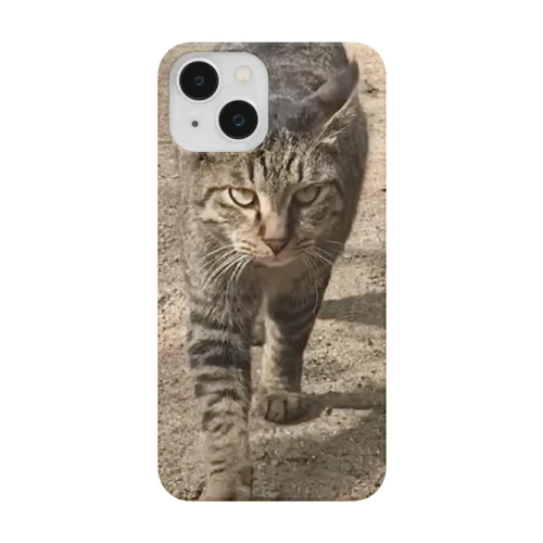 【iPhoneケース機種選択可】キジトラ猫ニャッハー Smartphone Case