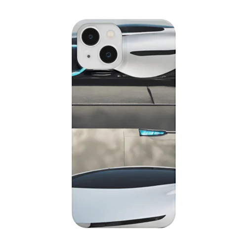未来カーの写真風グッズ iPhone Smartphone Case