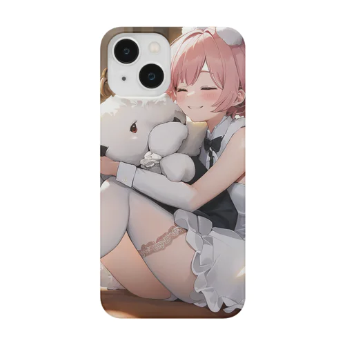 うさぎと犬のハグ Smartphone Case