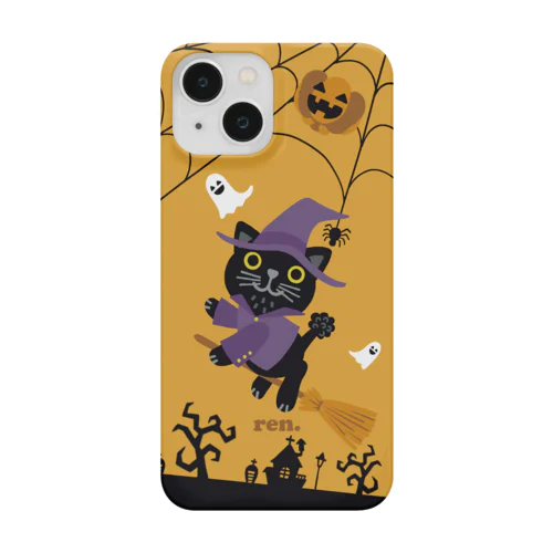 黒ねこハロウィンのスマホケース Smartphone Case