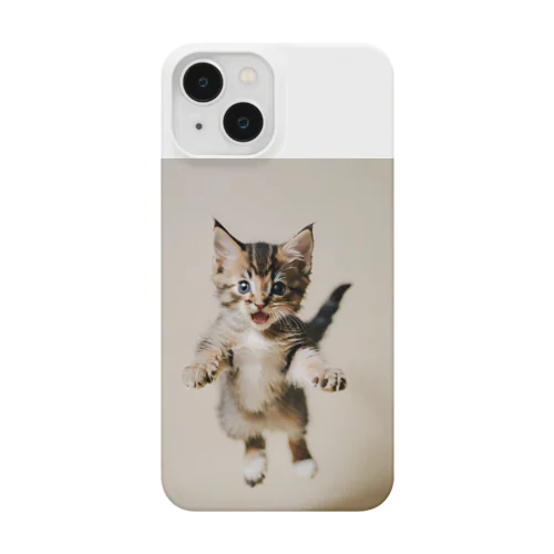 AI ねこ飛び Smartphone Case