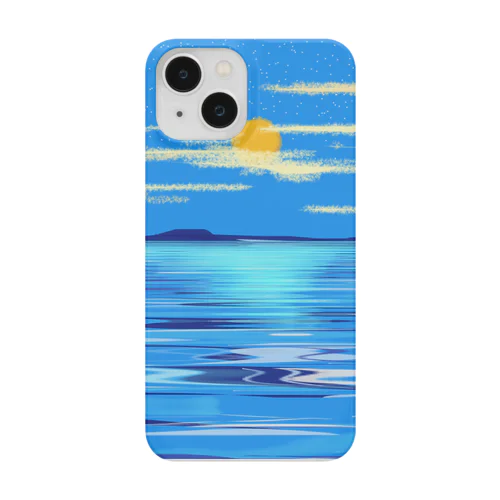 Moon night ocean Smartphone Case