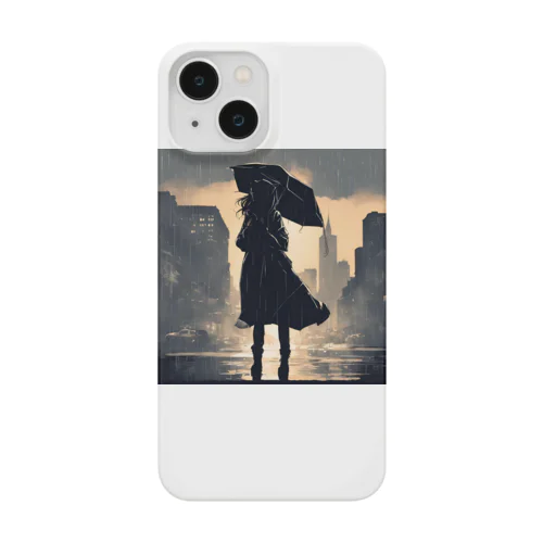 雨の日の女の子 Smartphone Case