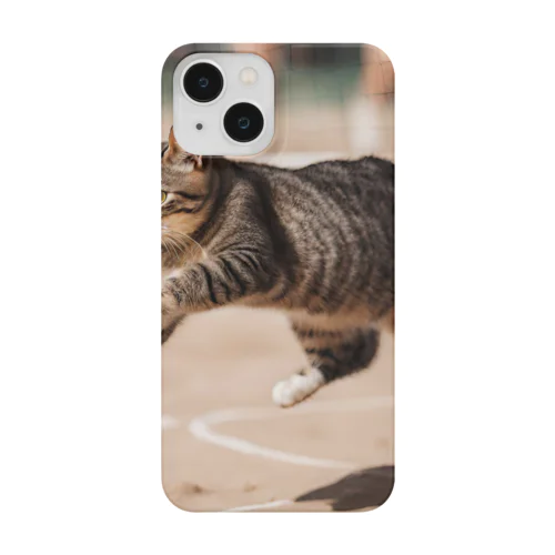 バレーボールをする猫 Smartphone Case