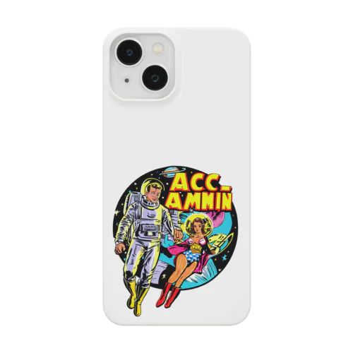 宇宙の男女　　昔のアメコミ風 Smartphone Case