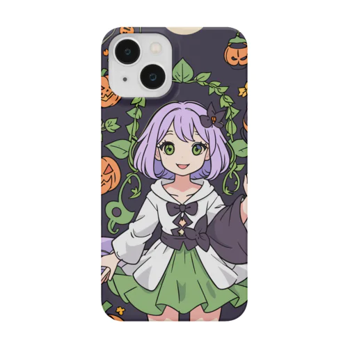 ハロウィン少女1 スマホケース