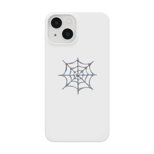 メタリック　スパイダー　蜘蛛の巣 Smartphone Case