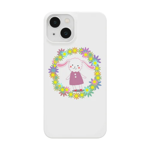 うさぎもかどの花うさぎ Smartphone Case