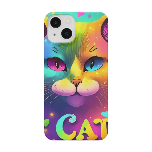 カラフルポップキャット Smartphone Case