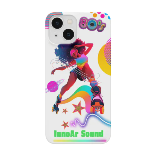 80s　rollerスケートgirl Smartphone Case