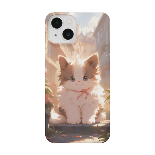 茶白トビネコ スマホケース Smartphone Case