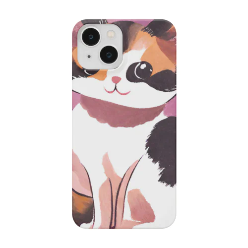 かわいい　三毛猫　グッズ Smartphone Case