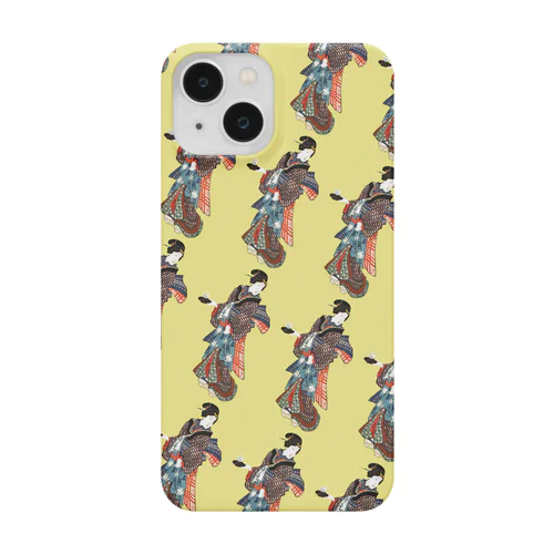 百人美女　浅草寺（黄色） Smartphone Case