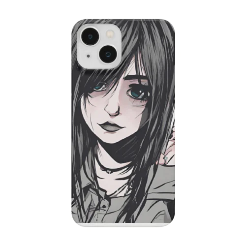 ロックな女の子イラスト Smartphone Case