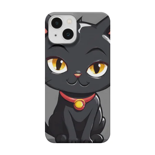かわいい黒猫 Smartphone Case