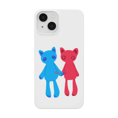 推しペアCATDOLL（Blue＆red） Smartphone Case