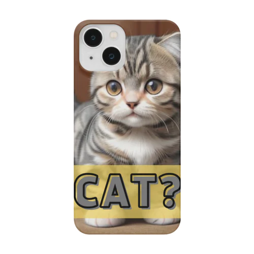 🐾 ケマオの「CAT?」スコティッシュフォールドグッズ 🐱 Smartphone Case