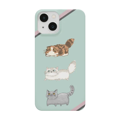 三匹の猫助 Smartphone Case