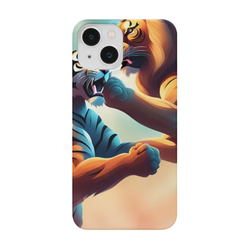 ライオンVSトラ Smartphone Case