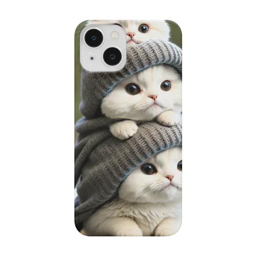 猫ちゃん三つ子 Smartphone Case