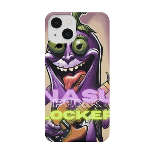 🍆 ベジロック「ナスくん」 🎸✨ Smartphone Case