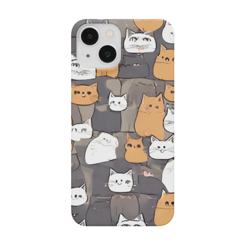 総柄ねこちゃん Smartphone Case