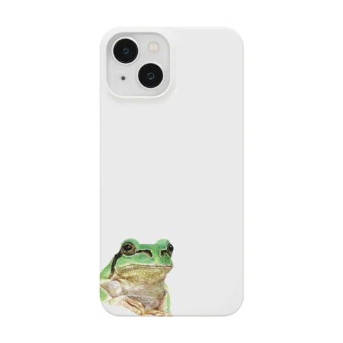 色鉛筆画　『アマガエル』 Smartphone Case