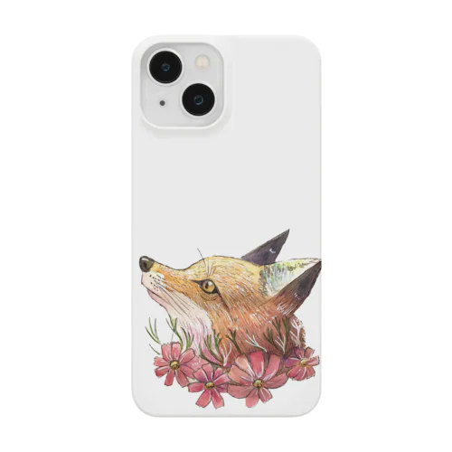 キツネさんとコスモス Smartphone Case