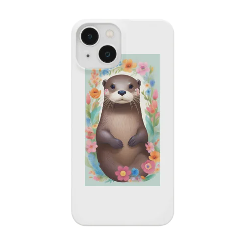 お花畑のカワウソ Smartphone Case