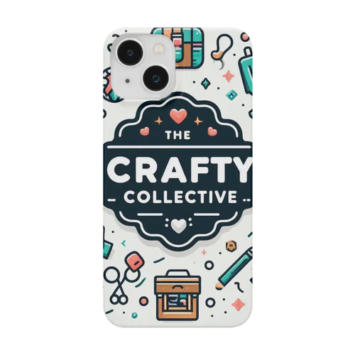 The Crafty Collective のロゴマーク スマホケース