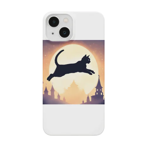 猫のシルエットグッズ Smartphone Case