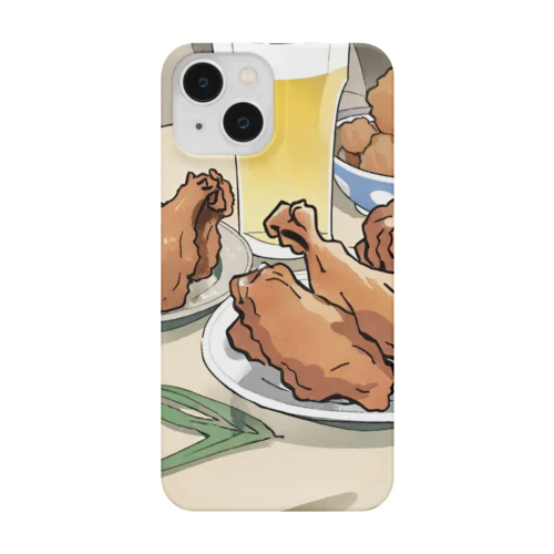 ビールには唐揚げ Smartphone Case