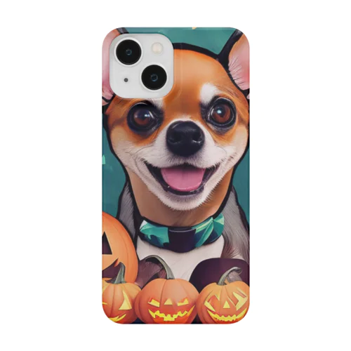 仮装の魔法✨ハロウィンの主役はチワワ Smartphone Case