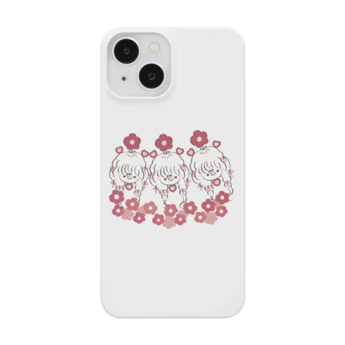 お花とハート Smartphone Case