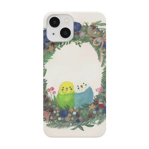 インコクリスマスリース Smartphone Case