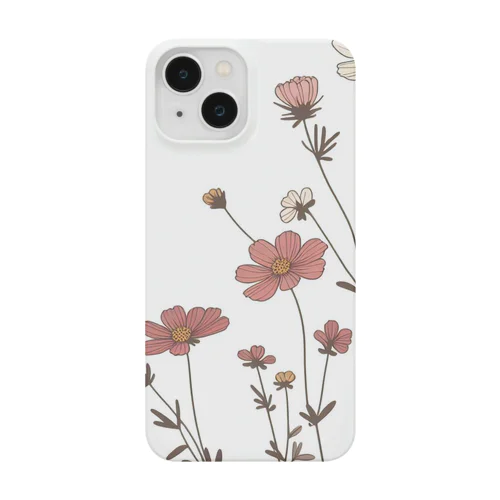 秋の草花のイラスト Smartphone Case