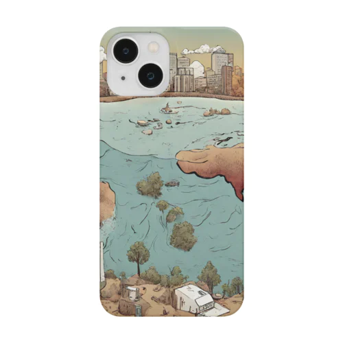 stop　地球温暖化 Smartphone Case