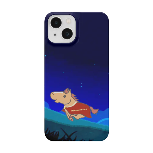 【特注名前入れ】ウマ×栗毛　iPhoneケース Smartphone Case