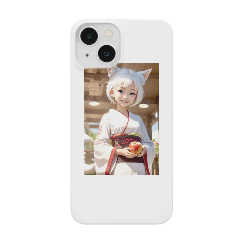 スマホケース(白狐娘) Smartphone Case