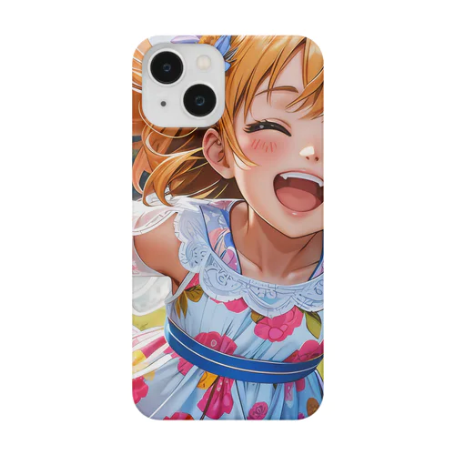 かわいい少女のイラストグッズ Smartphone Case