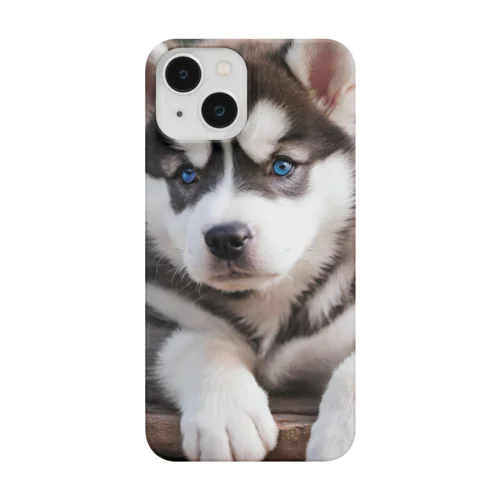 シベリアンハスキーの子犬のグッズ Smartphone Case