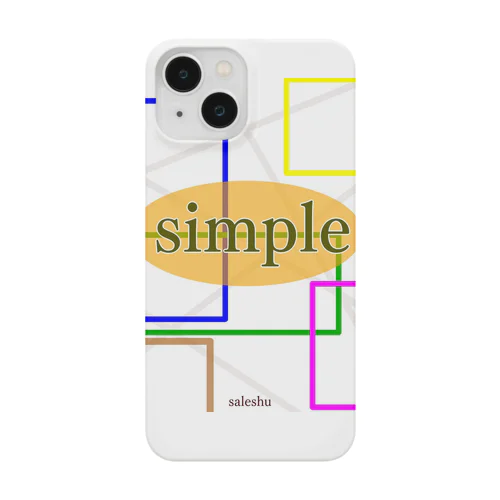 simple スマホケース