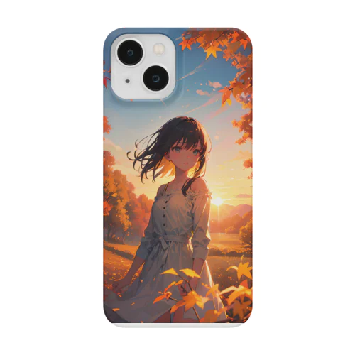 Maple Journey　〜秋色に彩られた照紅葉の旅〜　No.4　「黄昏時」 Smartphone Case