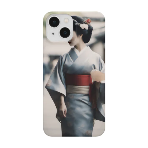 Japanese Courtesan Bloom Tee ”Geisha” Smartphone Case