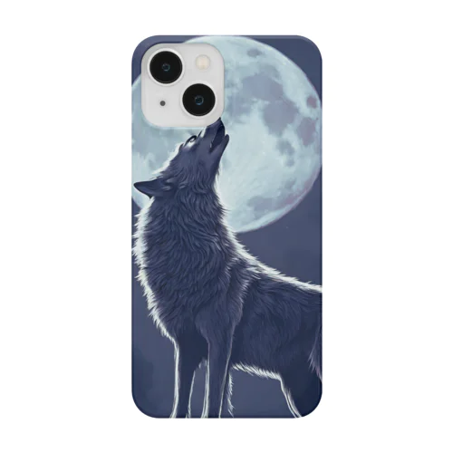 月夜に吠える狼 Smartphone Case