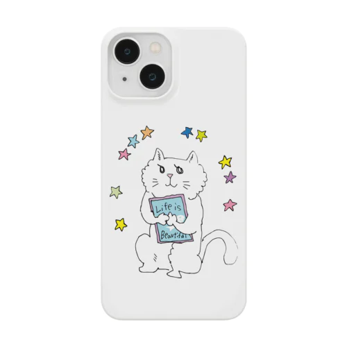 ライフイズビューティフルねこ Smartphone Case