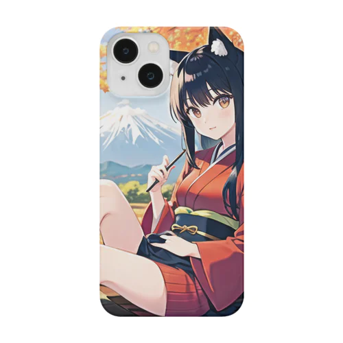 黒髪のけもっ娘 Smartphone Case