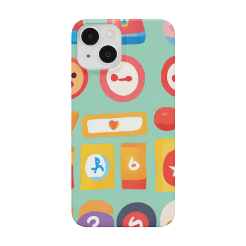 キュートなキャラクターたち Smartphone Case