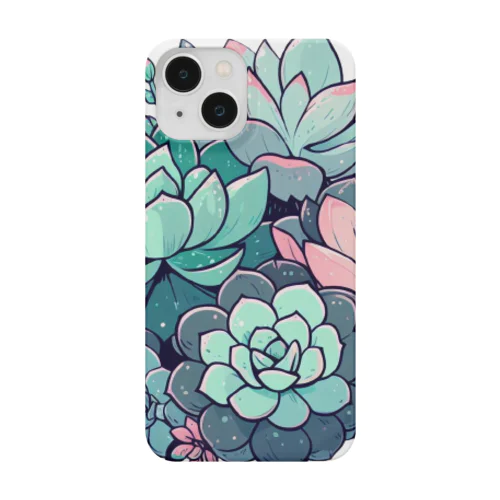 多肉植物のイラスト Smartphone Case